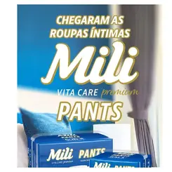 Roupa Íntima Mili Vita Care Pants P e M 16 Unidades