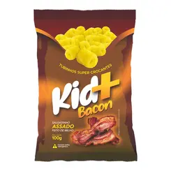Salgadinho Kid+ Sabor Bacon 40g 100g