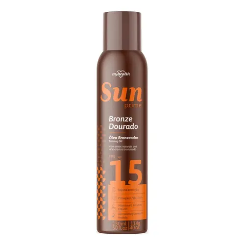 Oleo Bronzeador Fps15 My Health Spray Aeroflex 150ml