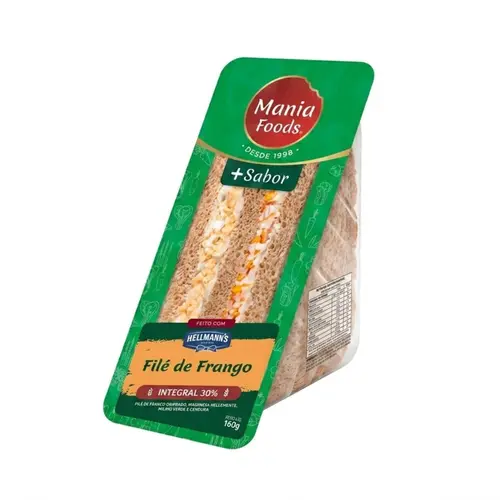 Sanduíche Sabor Filé de Frango 160g