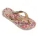 Sandália Havaianas Kids Flores Bege Dourado 31