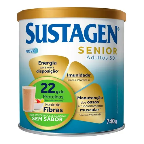 Complemento Alimentar Sustagen Senior 50+ Sem Sabor 740g
