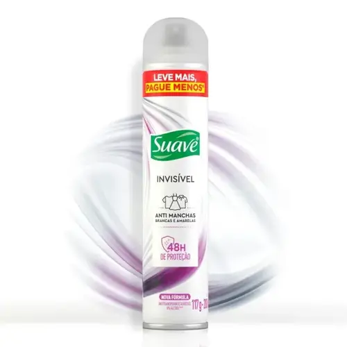 Desodorante Antitranspirante Aerosol Suave Invisível 200ml