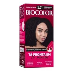Mini Kit Tintura Creme Biocolor Preto Intenso 1.7 Permanente