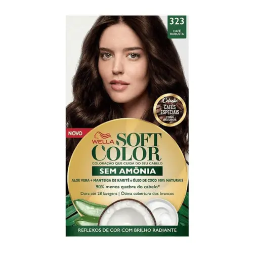 Kit Tintura Soft Color 323 Café Robusta