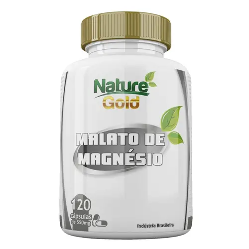 Malato de Magnésio NatureGold 60 cápsulas
