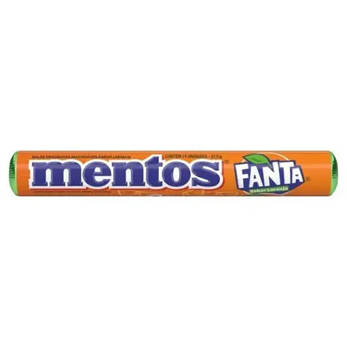 Chiclete Mentos Fanta Laranja 37,5g
