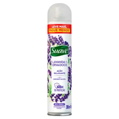 Desodorante Suave Aerosol Lavanda e Erva Doce 200ml