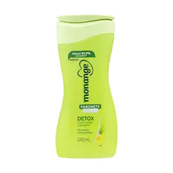 Sabonete líquido Monange Detox Capim-Limão & Gengibre 240 ml
