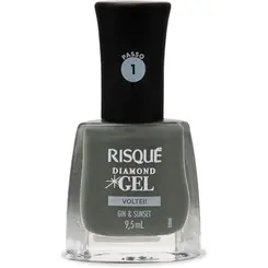 Esmalte Risqué Diamond Gel Gin & Sunset Cremoso 9,5ml