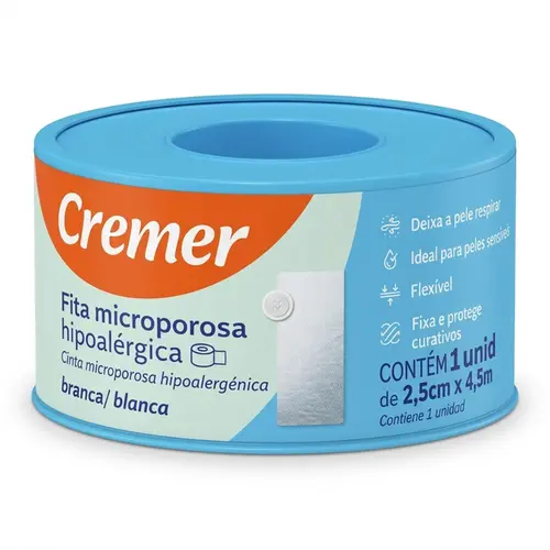 Fita Microporosa Cremer 2,5 x 4,5m