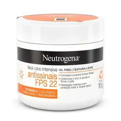 Hidratante Neutrogena Face Care Antissinais FPS22 100g