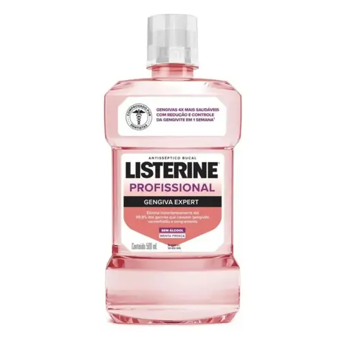 Antisséptico Bucal Listerine Gengiva Expert S/Álcool 500ml