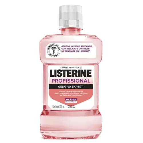 Antisséptico Bucal Listerine Gengiva Expert S/Álcool 250ml