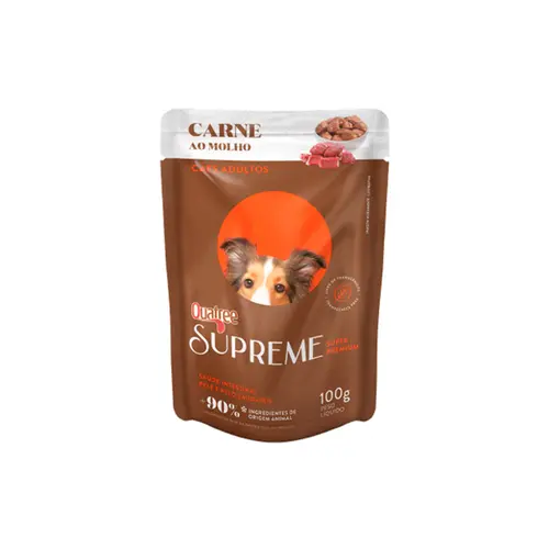PETISCO QUATREE SUPREME SACHE CAES ADULTO CARNE 100G