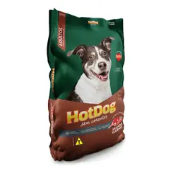 Ração Hot Dog Quatree Cães Adultos Todas As Raças Sem Corantes 15Kg