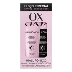Kit Shampoo e Condicionador Hialurônico Ox 200ml / 170ml