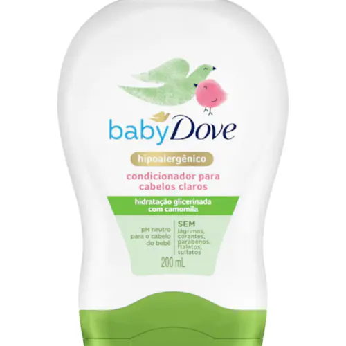 Condicionador para Cabelos Claros Hipoalergênico Baby Dove 200ml