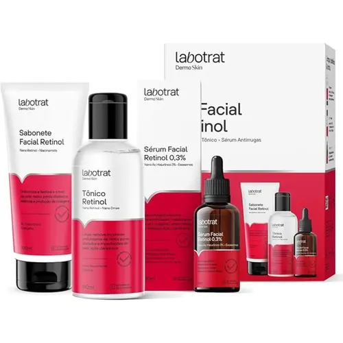 Kit Facial Retinol Dermo Skin c/ 3 Itens