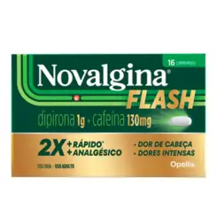Novalgina Flash com 16 Comprimidos