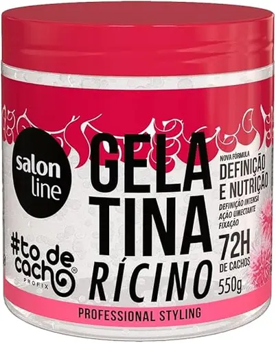 Gelatina Capilar Salon Line #todecacho Rícino 550g