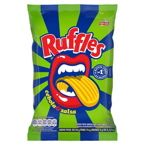 Batata Ruffles Cebola e Salsa 76g