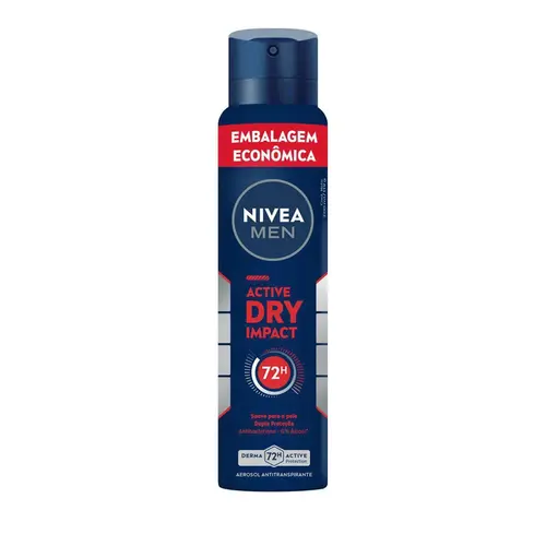 Desodorante Nivea Men Active Dry Impact Aerosol 200ml