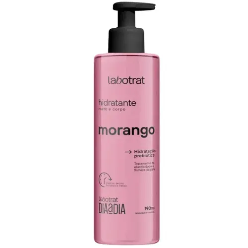 Hidratante Facial e Corporal Labotrat Nutre Morango 190ml