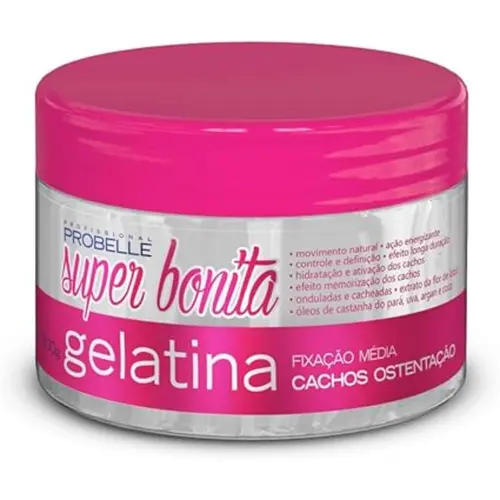 Gelatinha Fix Cachos Ostentação Super Bonita Probelle 300g
