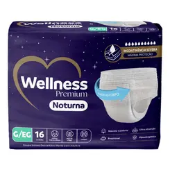 Roupa Íntima Pants Premium Noturna Wellness G/EG 16 Unidades