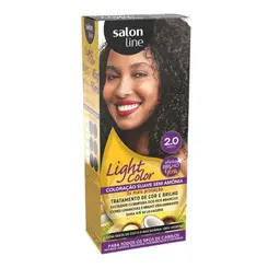 Tinta de Cabelo Salon Line Light Color 2.0 Preto