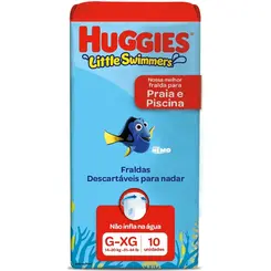Fralda Infantil Huggies para Piscina G/XG 10 Unidades