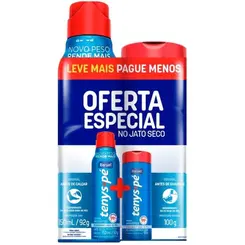 Kit Tenys Pé Baruel Original Pó 100g + Jato Seco 92g