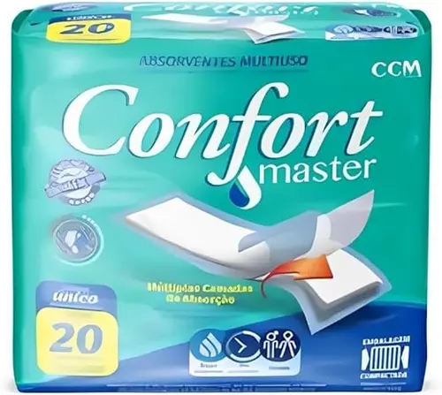 Absorvente Geriátrico Confort Master Multiuso 20Unidades