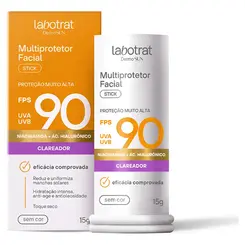 Multiprotetor Solar Facial Stick Fps90 Incolor Labotrat 15g