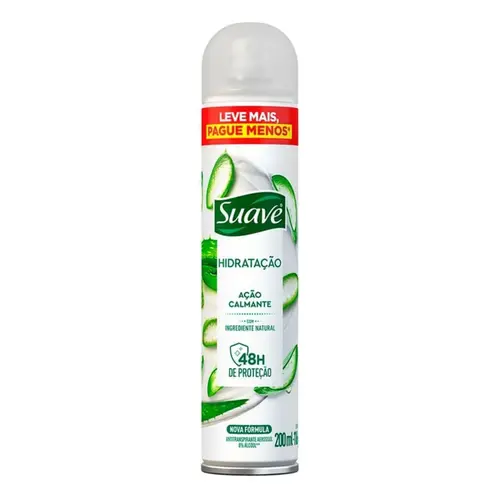 Desodorante Suave Aerosol Hidratação Ação Calmante 200ml