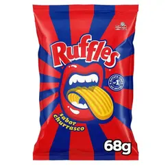 Ruffles Churrasco Batata Frita Ondulada Elma Chips 68g