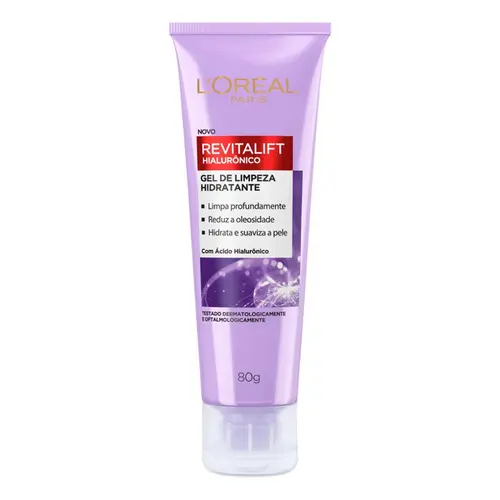 Gel de Limpeza Anti-idade L´Oréal Paris Revitalift Hialurônico 80g
