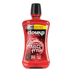 Enxaguante Bucal Closeup Red Hot Sem Álcool 500ml