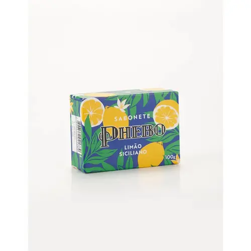 Sabonete Barra Phebo Cremoso Limão Siciliano 100g