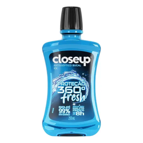 Enxaguante Bucal Closeup Ice Proteção 360° 250ml