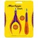 Alicate para Cutículas Merheje Touch Violeta e Laranja