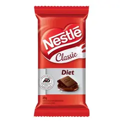 Bombom Nestlé Classic Diet ao Leite 25g