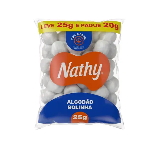Algodão Nathy Bolinha 25g