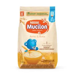 Cereal Infantil Nestlé Mucilon Arroz e Aveia Integral 180g