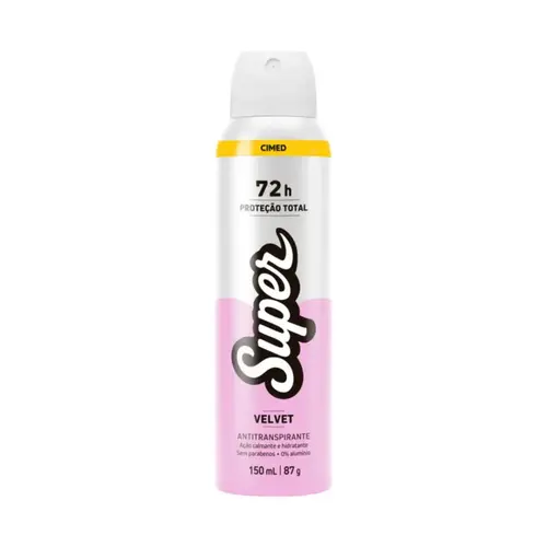 Desodorante Super Feminino Velvet Aerossol 150ml