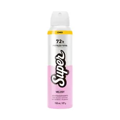 Desodorante Super Feminino Velvet Aerossol 150ml
