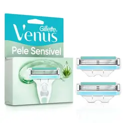 Carga Gillette Venus 3 Pele Sensível 2un