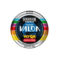 Pastilha Valda Stranger Things Sabor Ponche de Frutas 50G