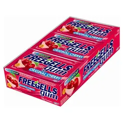 Chiclete Freegells Original Cherry 8g